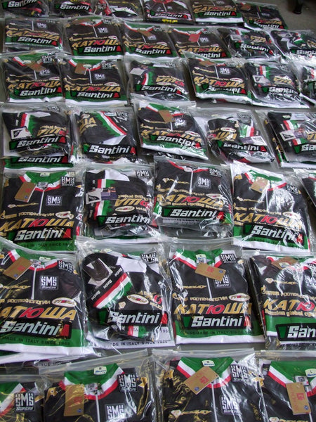 The special edition Filippo Pozzato Italian Champion jerseys arrive!