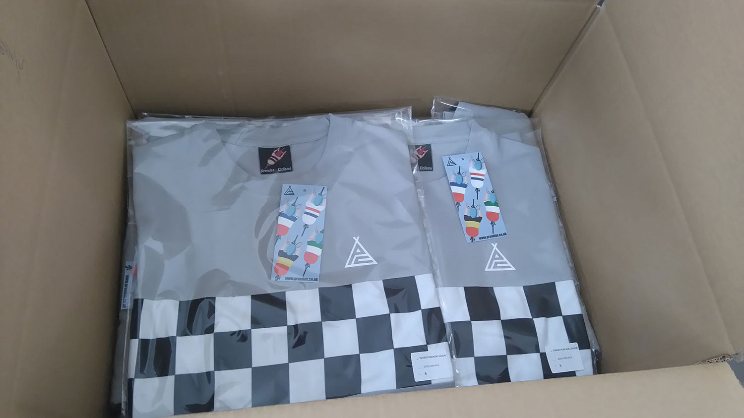 Our Prendas Foreign Legion T-shirts on their way to us!