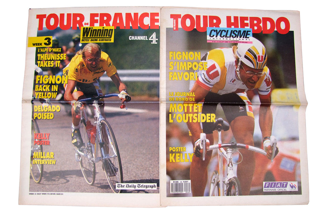 Winning Magazine Cover Stars: The English and French language versions side by side.