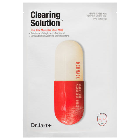 DR.JART Dermask Micro Jet Clearing Solution 27g / Ultra-Fine Microfiber Sheet