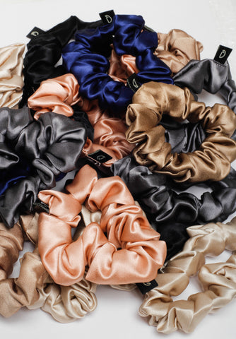 Dame Essentials Pure Silk Scrunchies