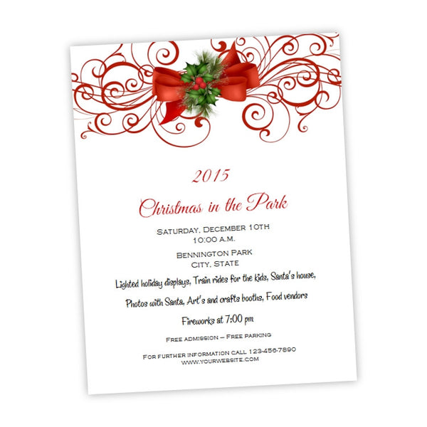 Holiday Party Flyer Template Free from cdn.shopify.com