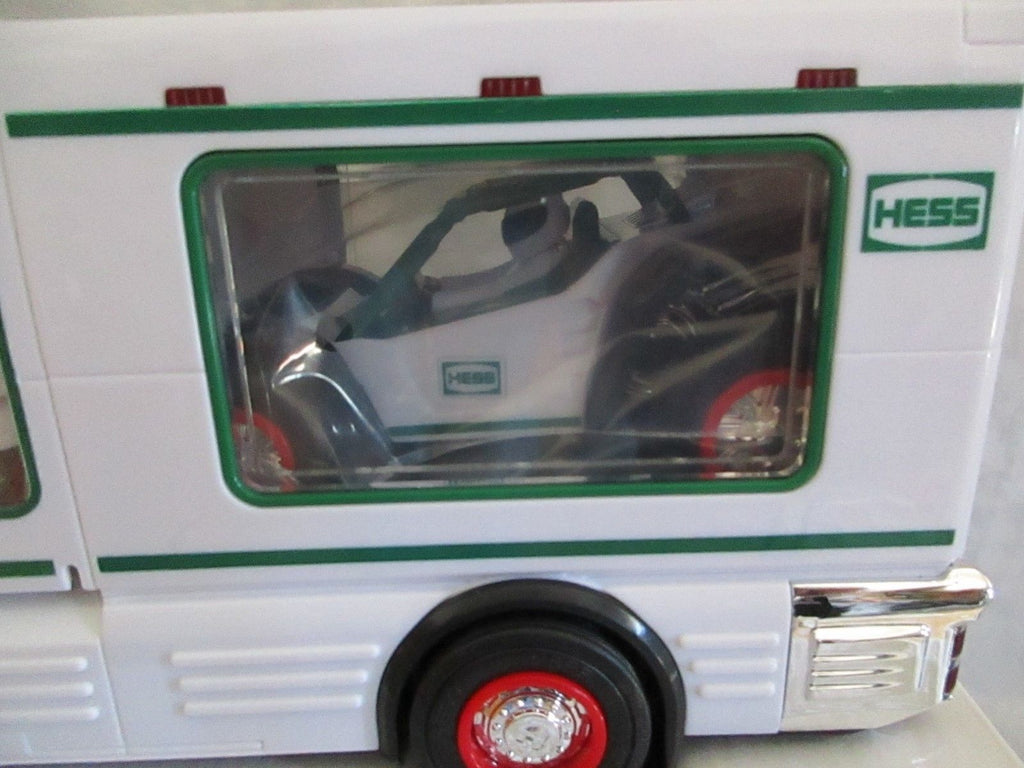 hess 2018 toy truck rv with atv and motorbike