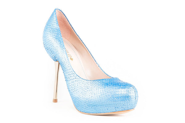 light blue pumps heels