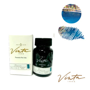 Vinta Inks 30ml Ink Bottle Vesper Blue (Bisperas 1669), Vinta Inks, Ink Bottle, vinta-inks-30ml-ink-bottle-vesper-blue-bisperas-1669, Blue, Blue Ink, Christmas, Ink Bottle, Vinta, Vinta Inks, Cityluxe