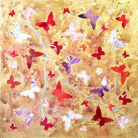 butterfly abstract paintings