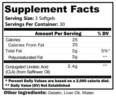CLA90 SUPPLEMENT FACTS
