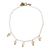 Quatrefoil tiny necklace