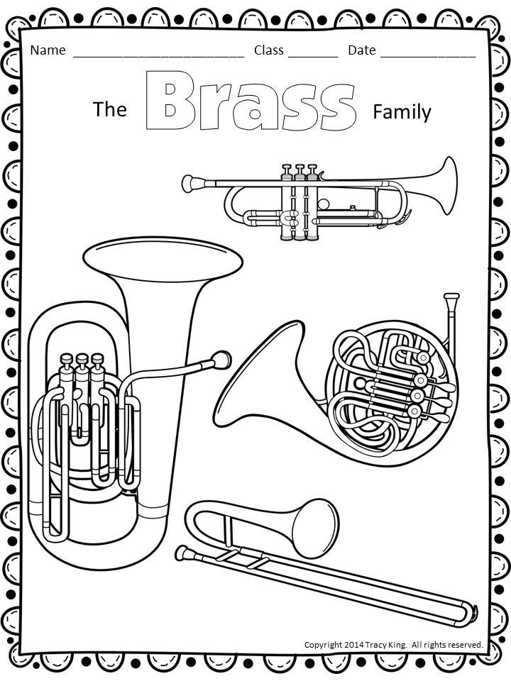 woodwind coloring pages