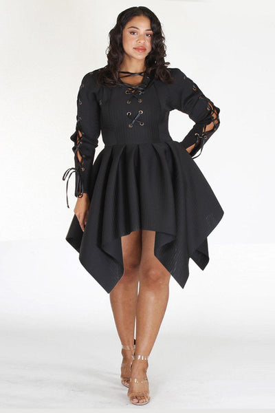 black lace peplum top plus size