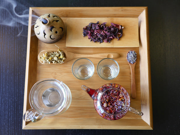 Floral Tea Preparation