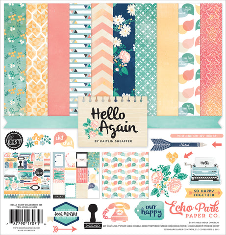 Hello Again - Echo Park Collection Kit 12"X12"