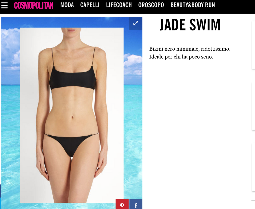 Jade Swim Black Two Piece Swimsuit 