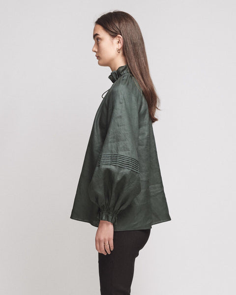 Layla Linen Smock Top