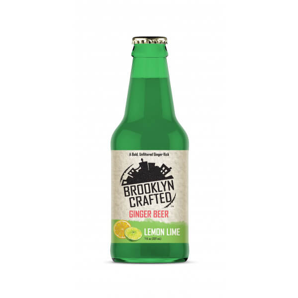 illustration of Brooklyn Crafted ginger beer lemon lime flavor