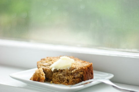 Honey whole wheat banana bread