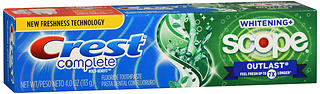 Crest Extra White Plus Scope Toothpaste, 4 oz