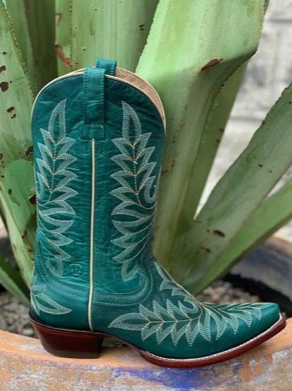 ariat boots teal