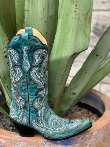 corral turquoise cowgirl boots