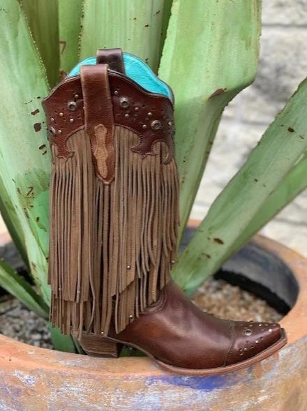 corral women's fringe boots