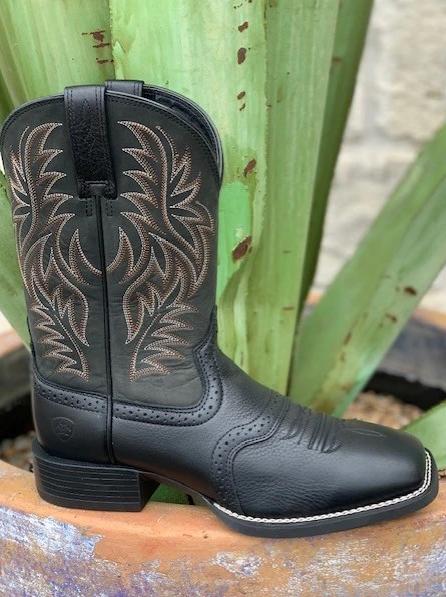 Men's Ariat Wide Square Toe All Black 