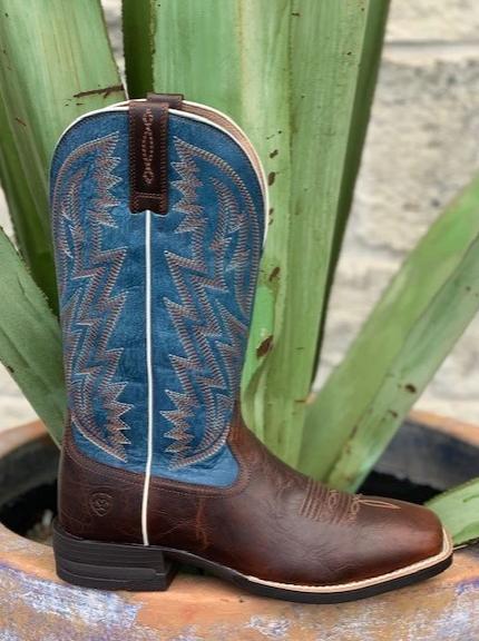 ariat boots blue