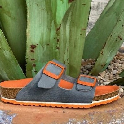 orange birkenstock