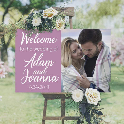 wedding welcome sign