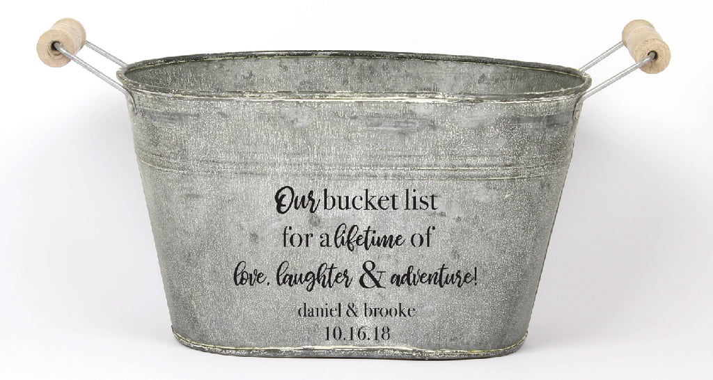 Unique Bucket List Wedding Guest Book