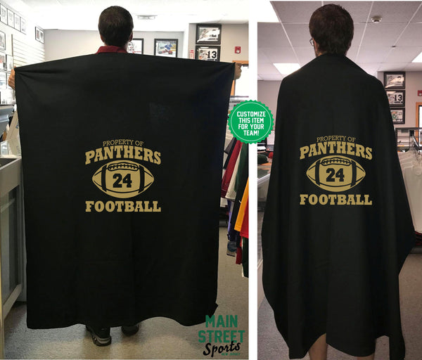 custom football blanket