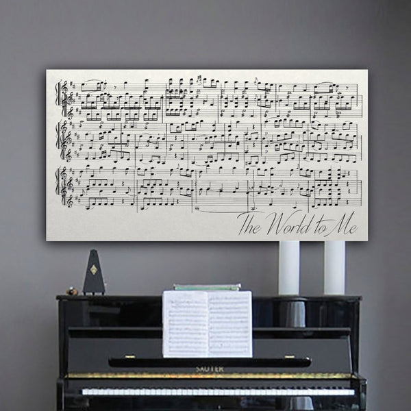 custom sheet music