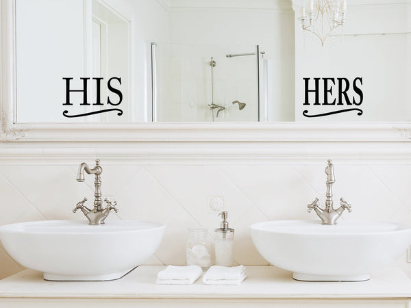 his and hers mirror