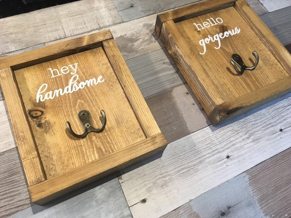 his and hers towel hooks