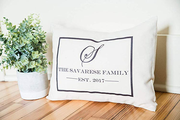 personalized couples pillow