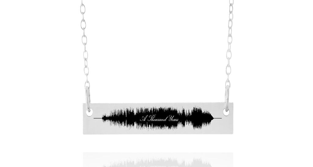 Custom Sound Wave Necklace