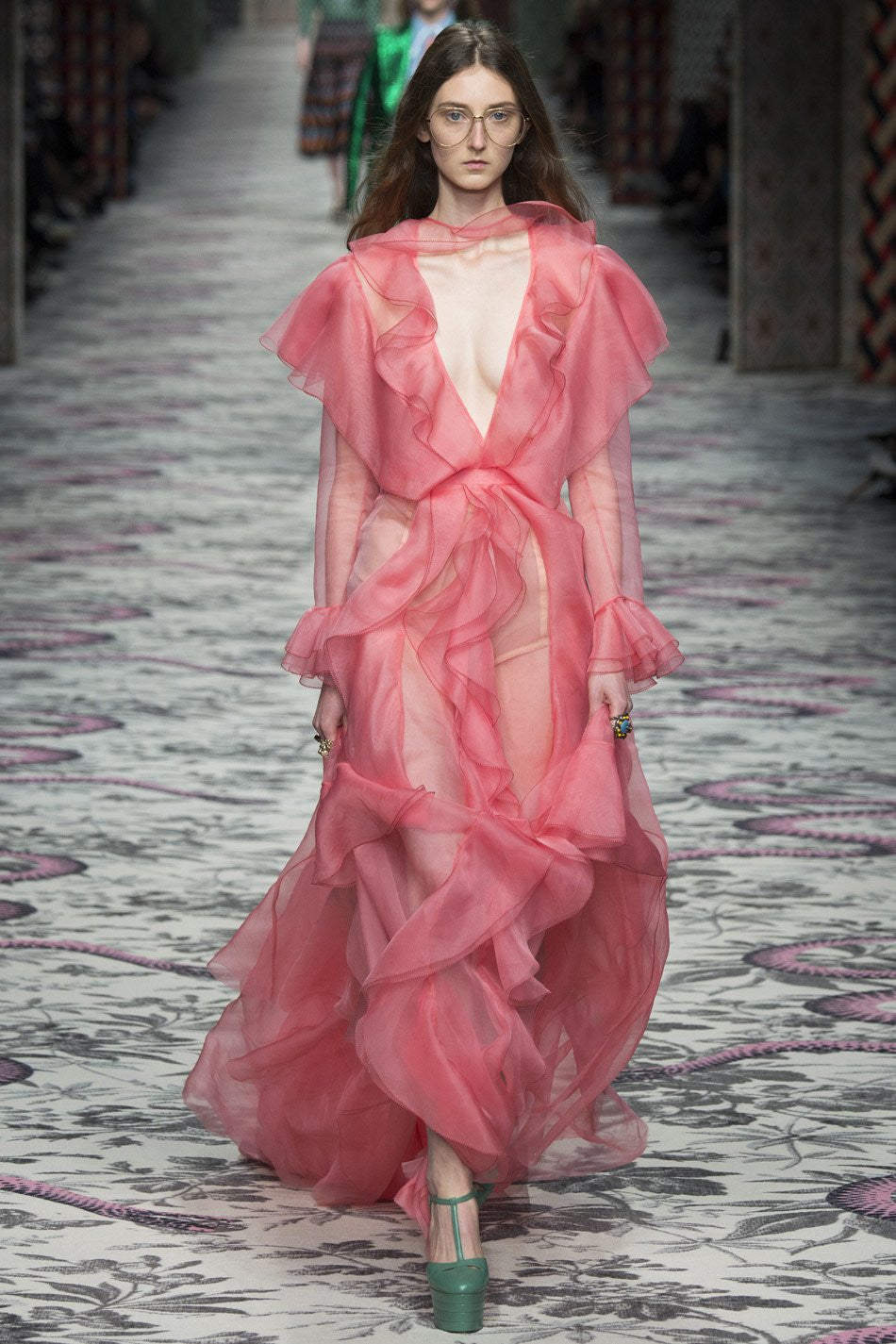 Kalki Koechlin Looked Lovely With<span> </span>Toe Ruffles Dress By Gucci