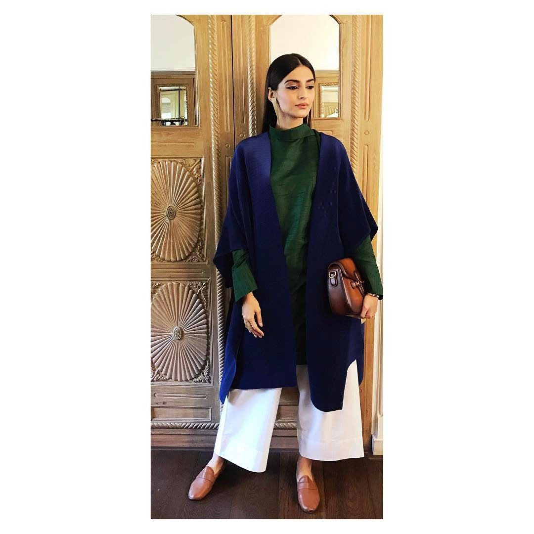 Sonam Kapoor in designer Payal khandwala SS17 collection's Designer dress