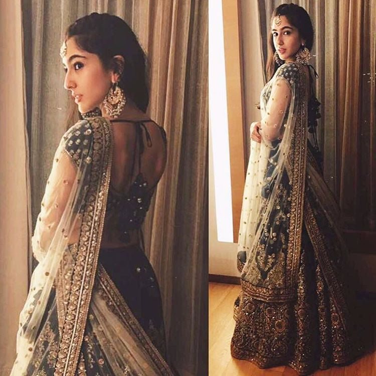 Sara Ali Khan Looked Stunning In Sabyasachi Mukherjee’s Designer Lehenga 