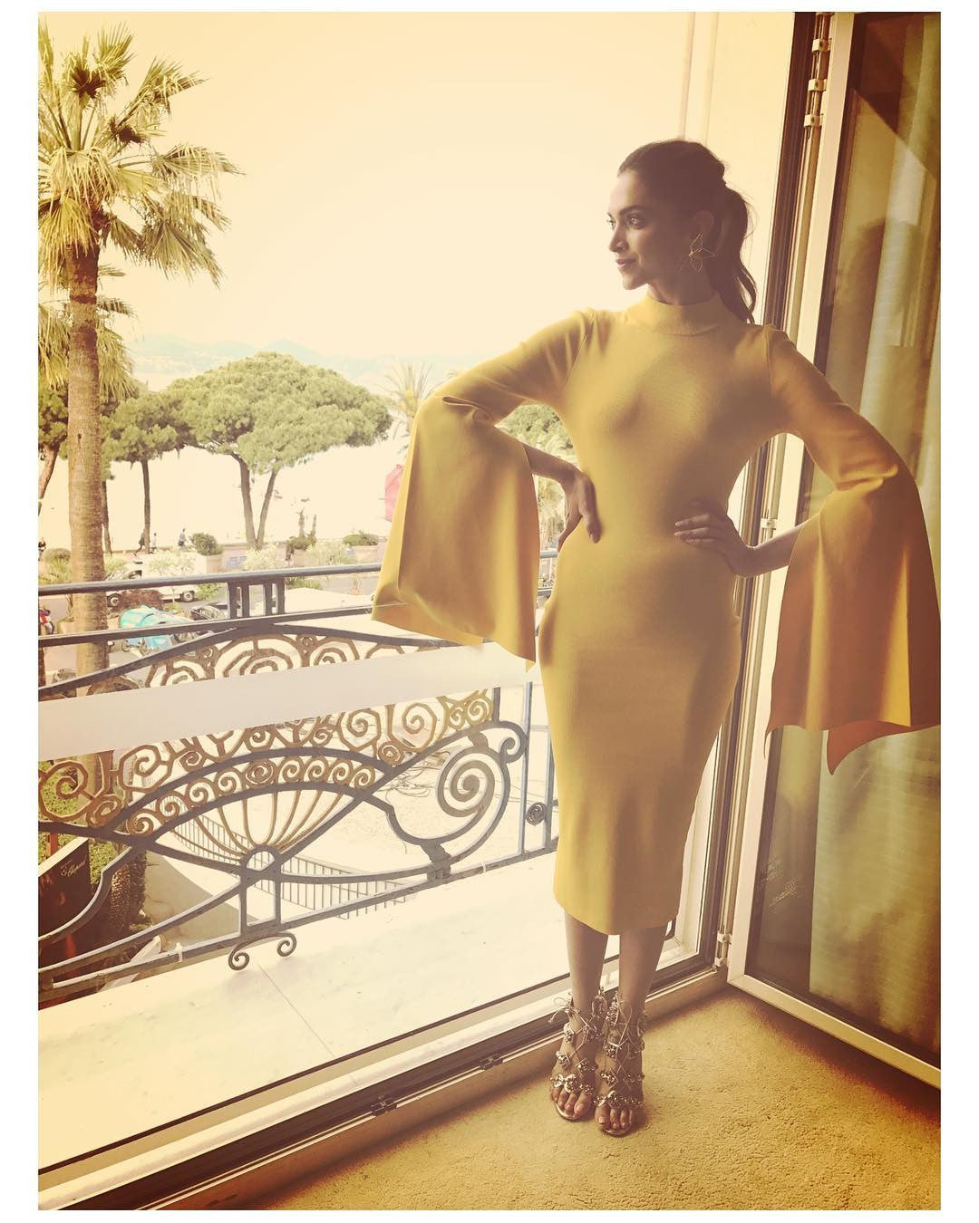 Cannes Day 2: Deepika Looked Like A New Sunshine In A Bright Yellow Dress