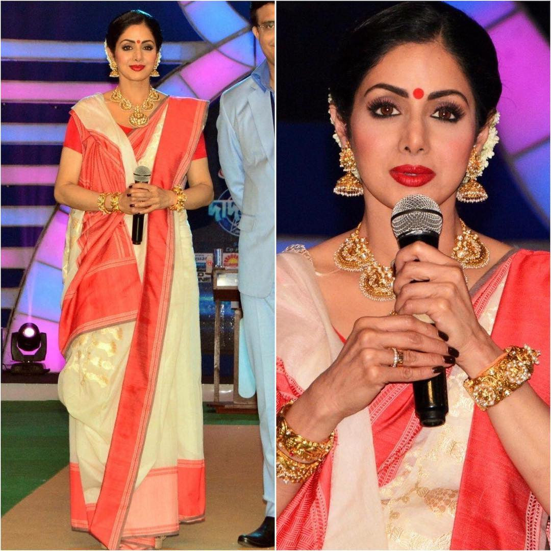 Sridevi Looked Ultimate Deshi Diva in Swati And Sunaina’s Traditional Saree