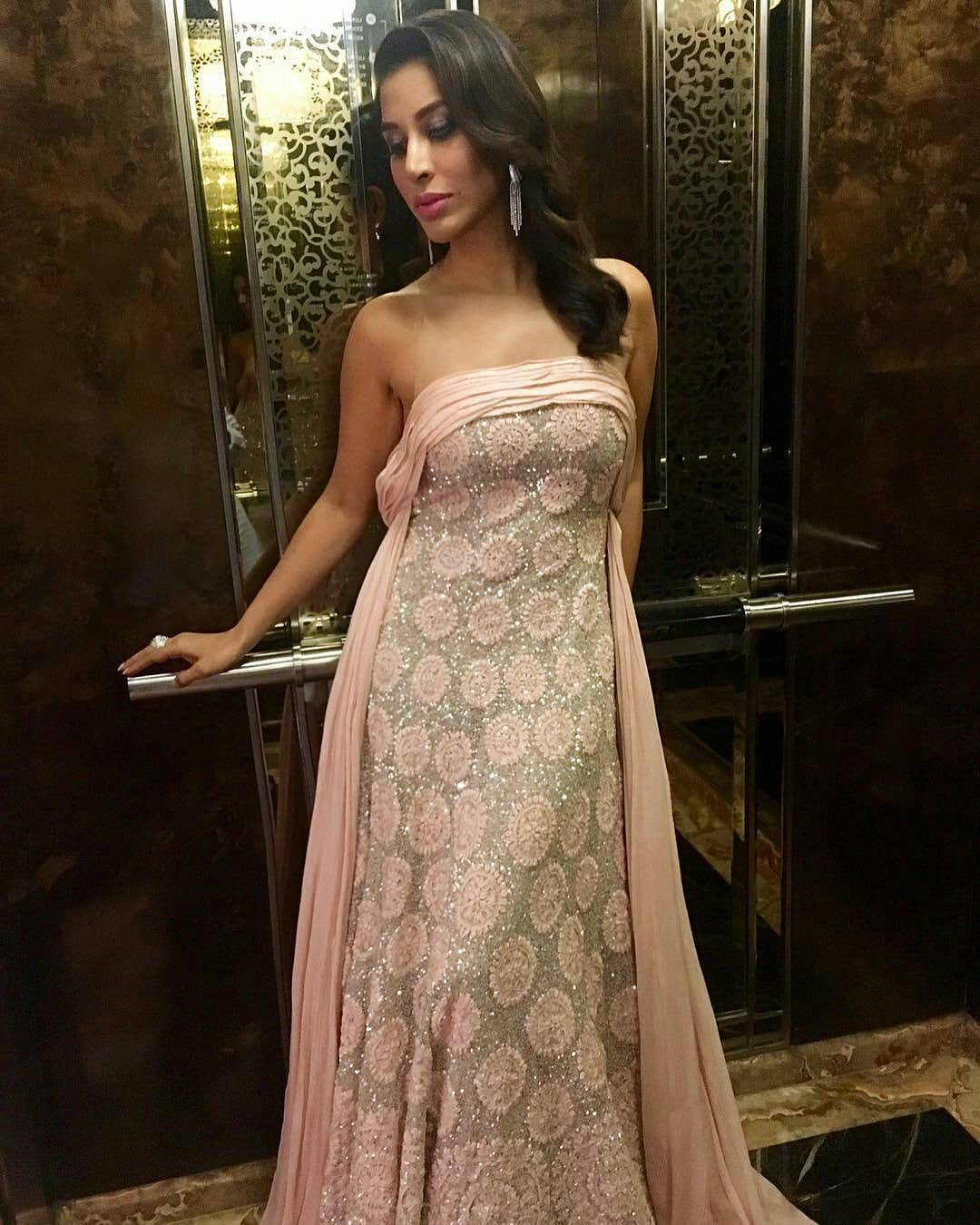 Sophie Choudry Looked Attractive In Manish Malhotra’s Designer Gown