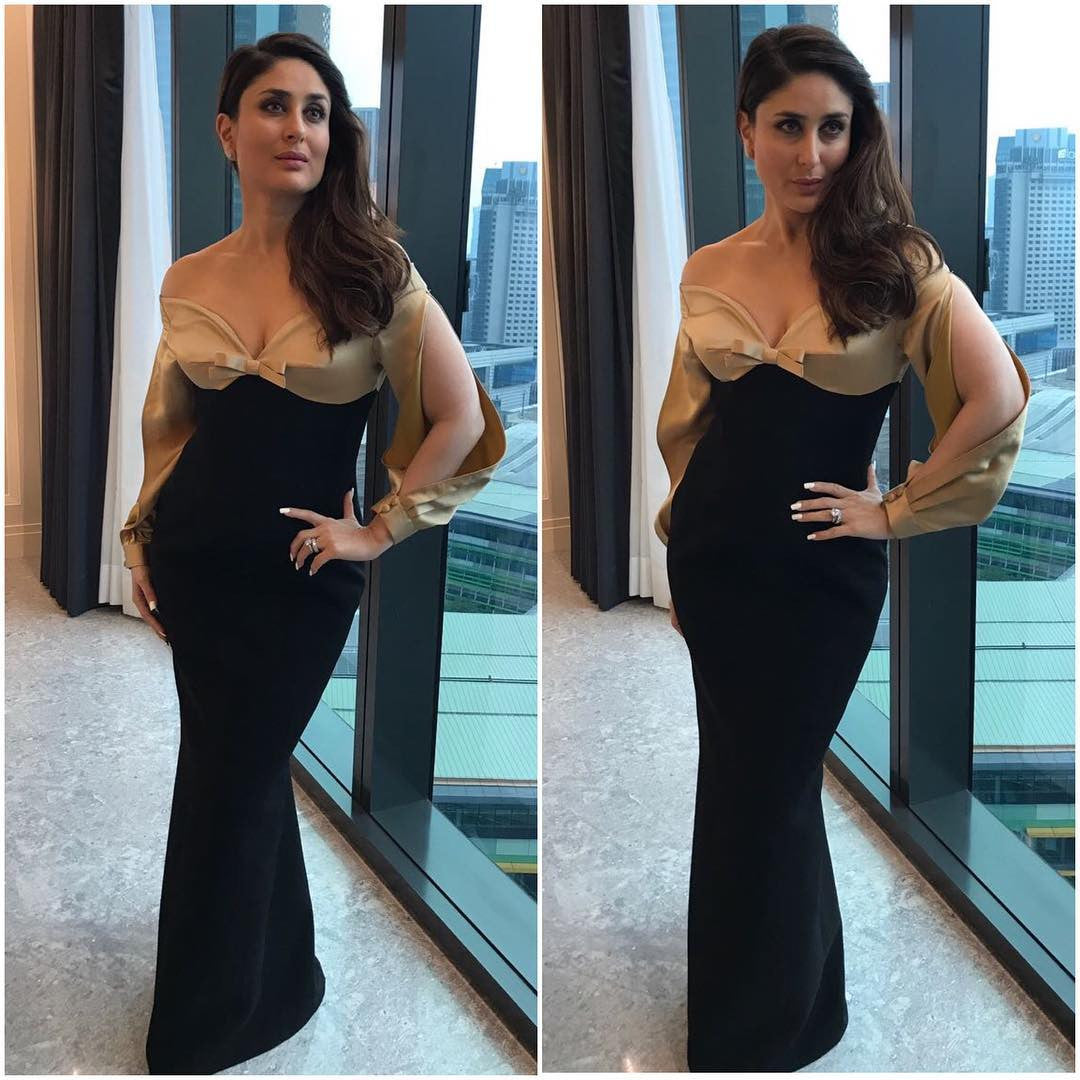 Kareena Kapoor Looked Breathtaking In Black Fitted Gown From Poem