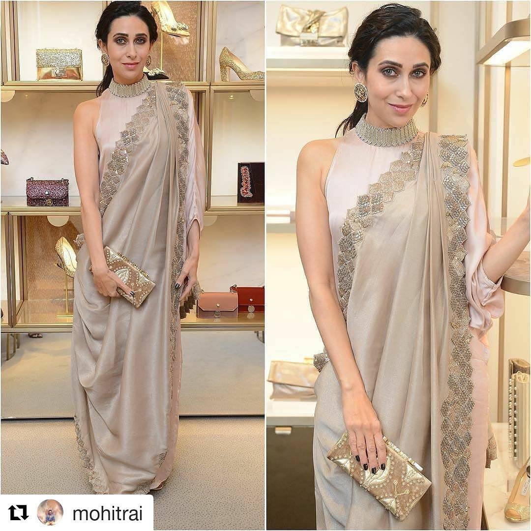 Karisma Kapoor Looked Like A Fashion Frontrunners in Her Stylish Desi Look