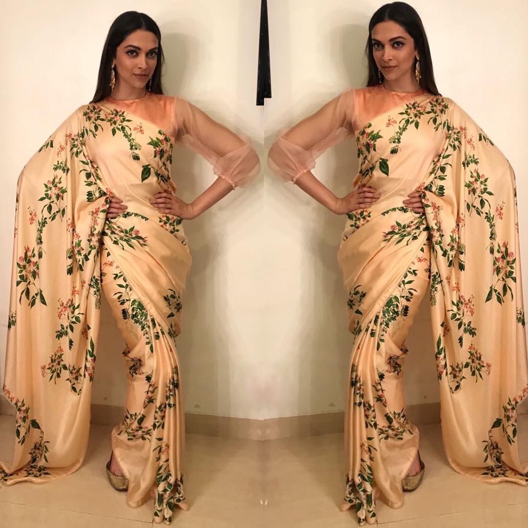 Deepika Padukone Killed Everyone With Her Traditional Avatar At The Promotion Of “Padmavati”
