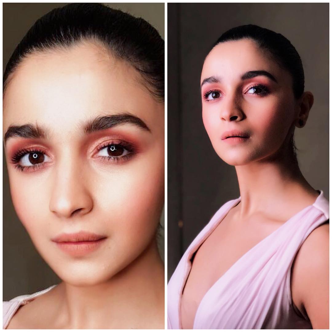 Alia bhatt looked pretty in a pink gown from  Nedret Spring Summer 2018 Collection