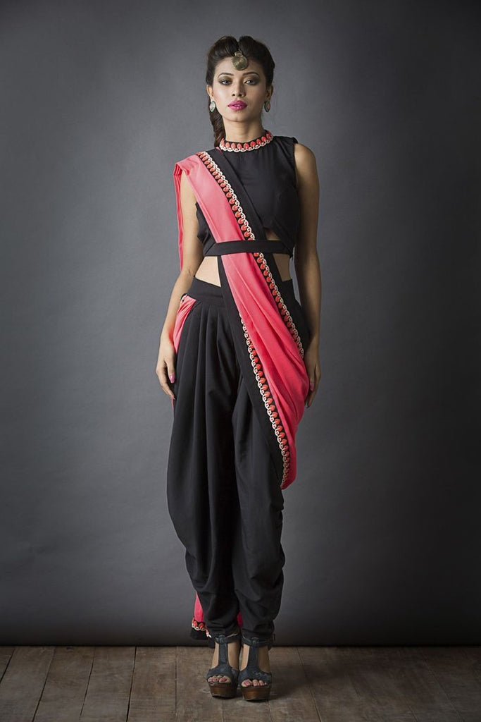 designer-saree-with-pants