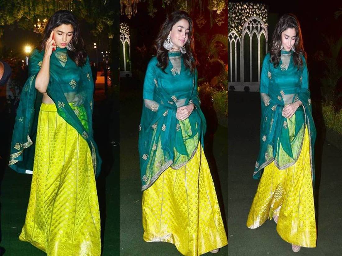 Alia Bhatt’s Gorgeous Wedding Ready Look In Designer Lehenga Choli By Raw Mango…