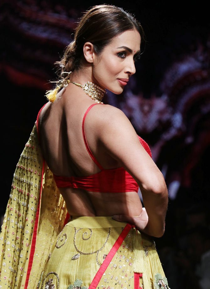 Malaika Arora Khan Looks Desi in Divya Reddy Creation