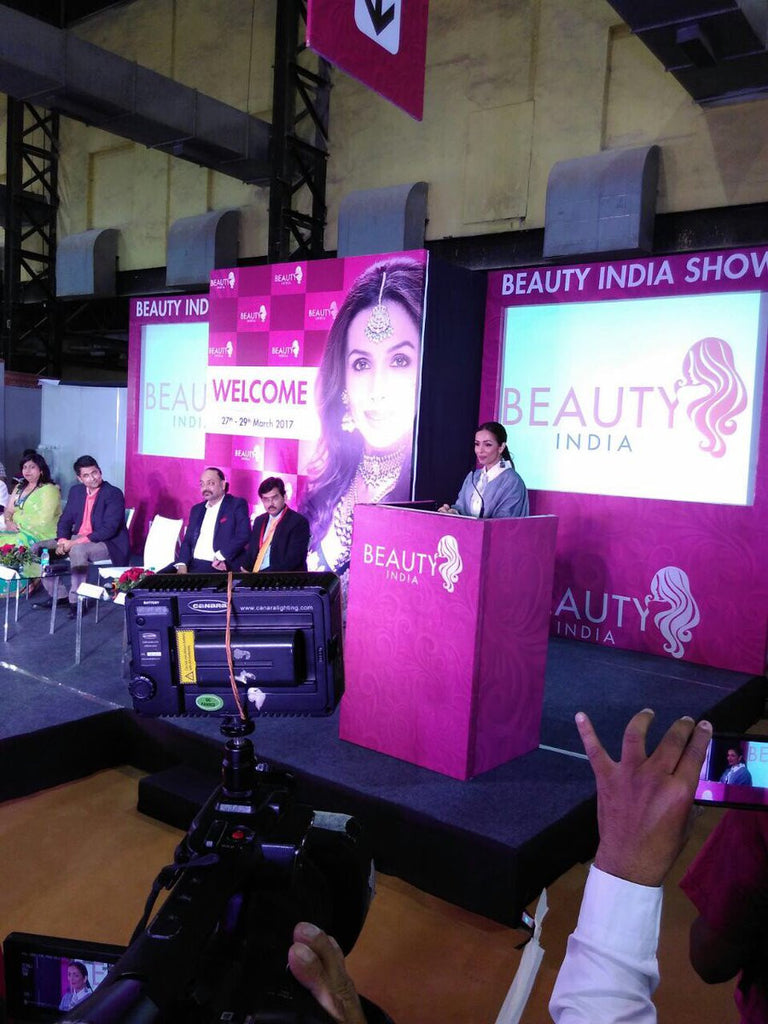 Malaika Arora Khan in Abraham And Thakore at Beauty India Exhibition Show