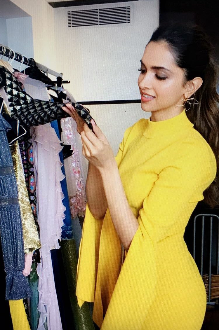 Cannes Day 2: Deepika Looked Like A New Sunshine In A Bright Yellow Dress